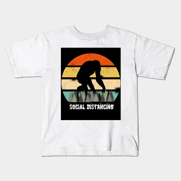 Social distancing Kids T-Shirt by FouadBelbachir46